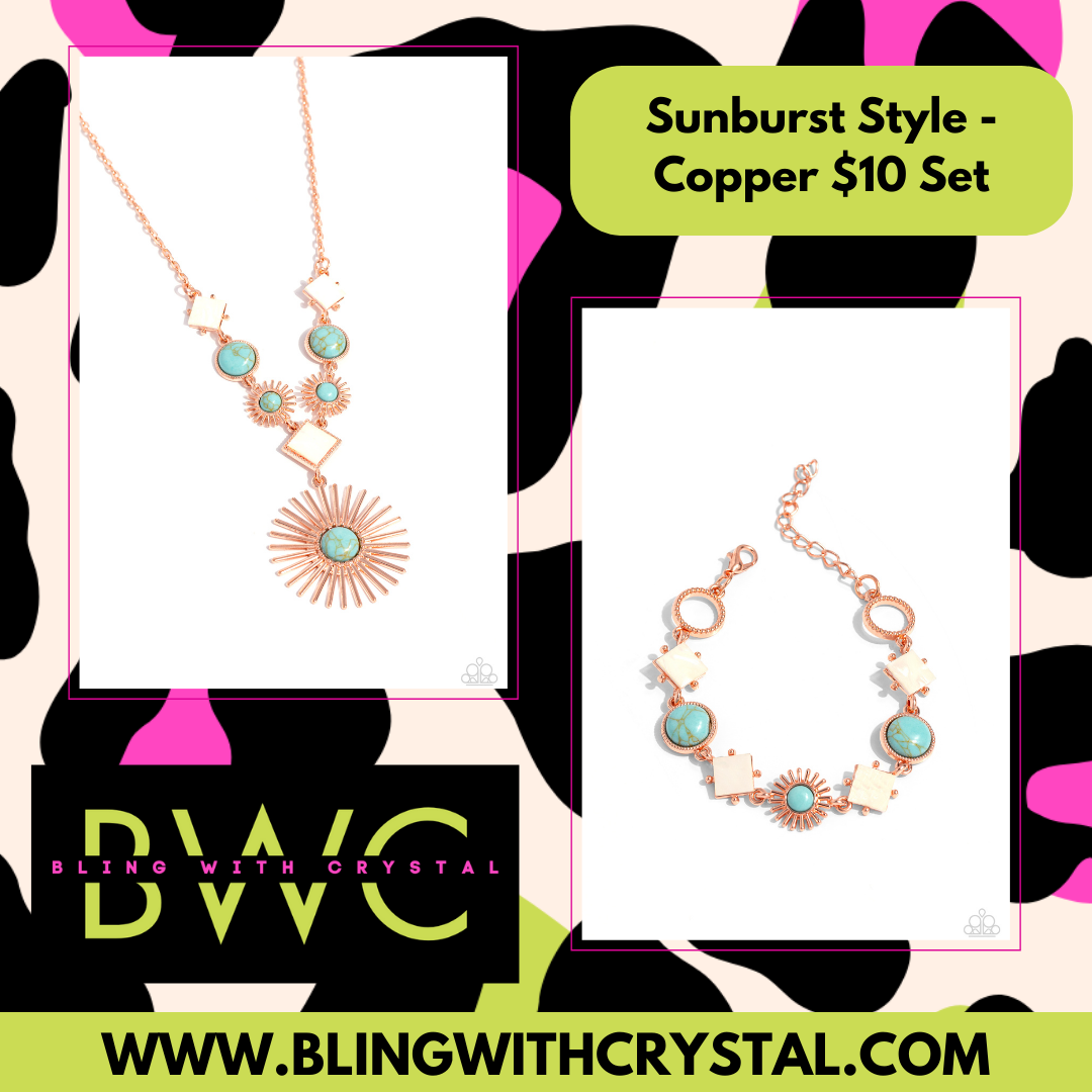 Sunburst Style - Copper Set
