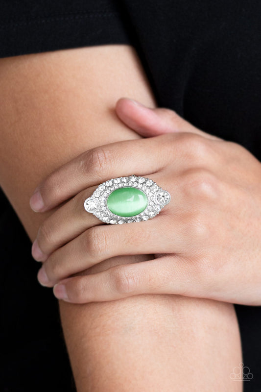 Riviera Royalty - Green - Bling With Crystal