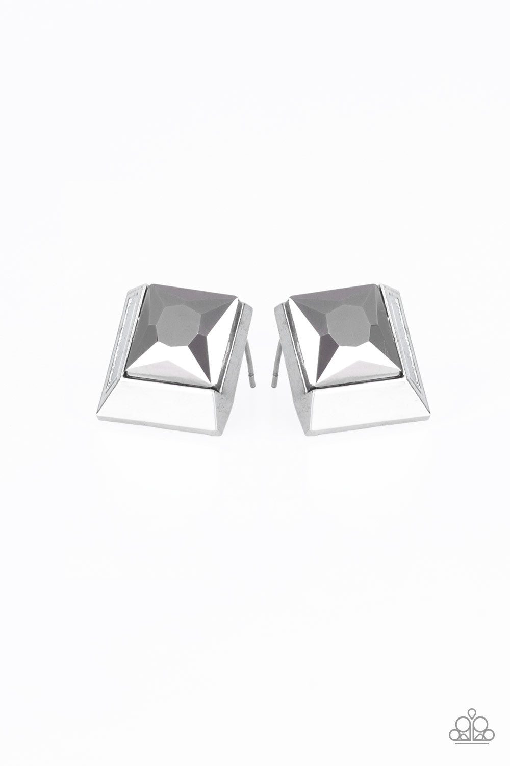Stellar Square - Silver - Bling With Crystal