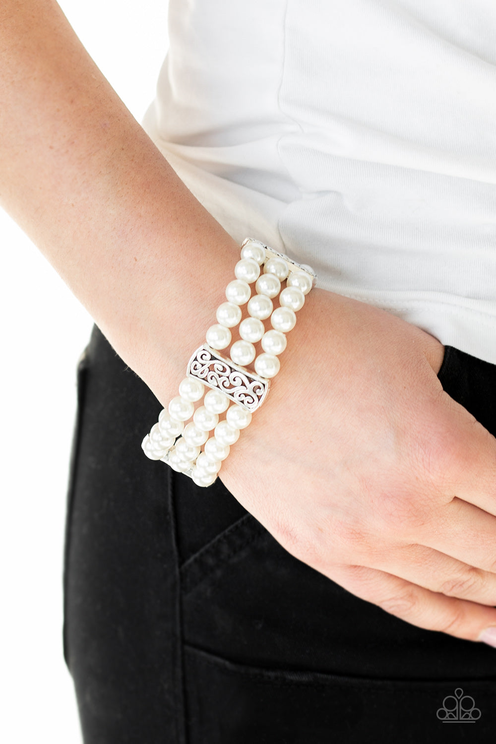 Ritzy Ritz - White - Bling With Crystal