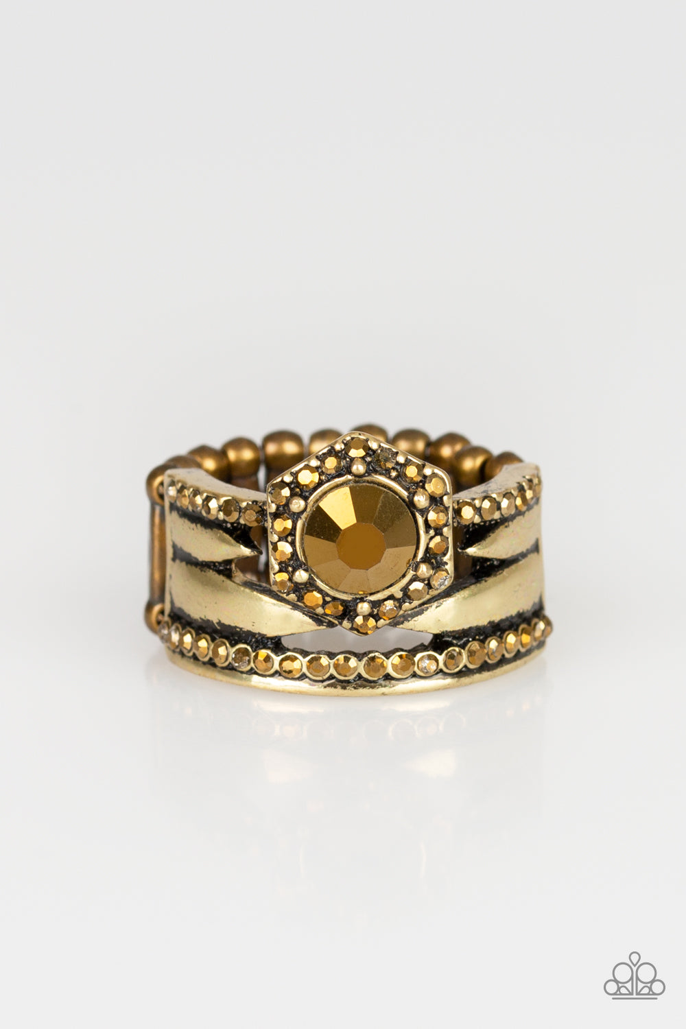 Modern Maven - Brass - Bling With Crystal