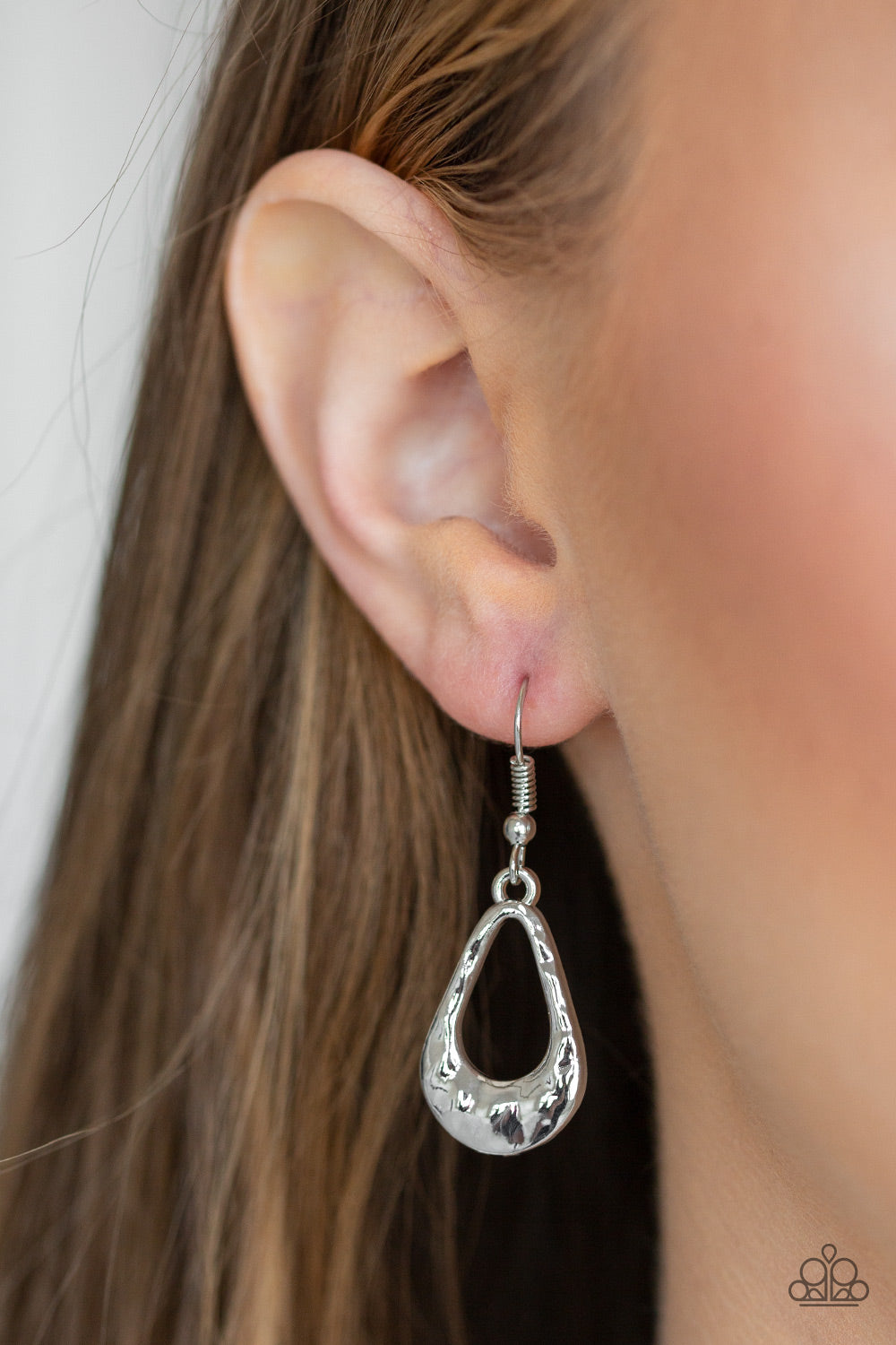 Teardrop Envy - Silver - Bling With Crystal