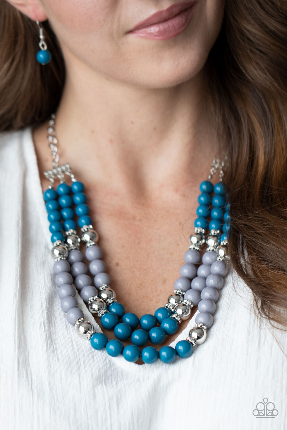BEAD Your Own Drum - Blue - Bling With Crystal
