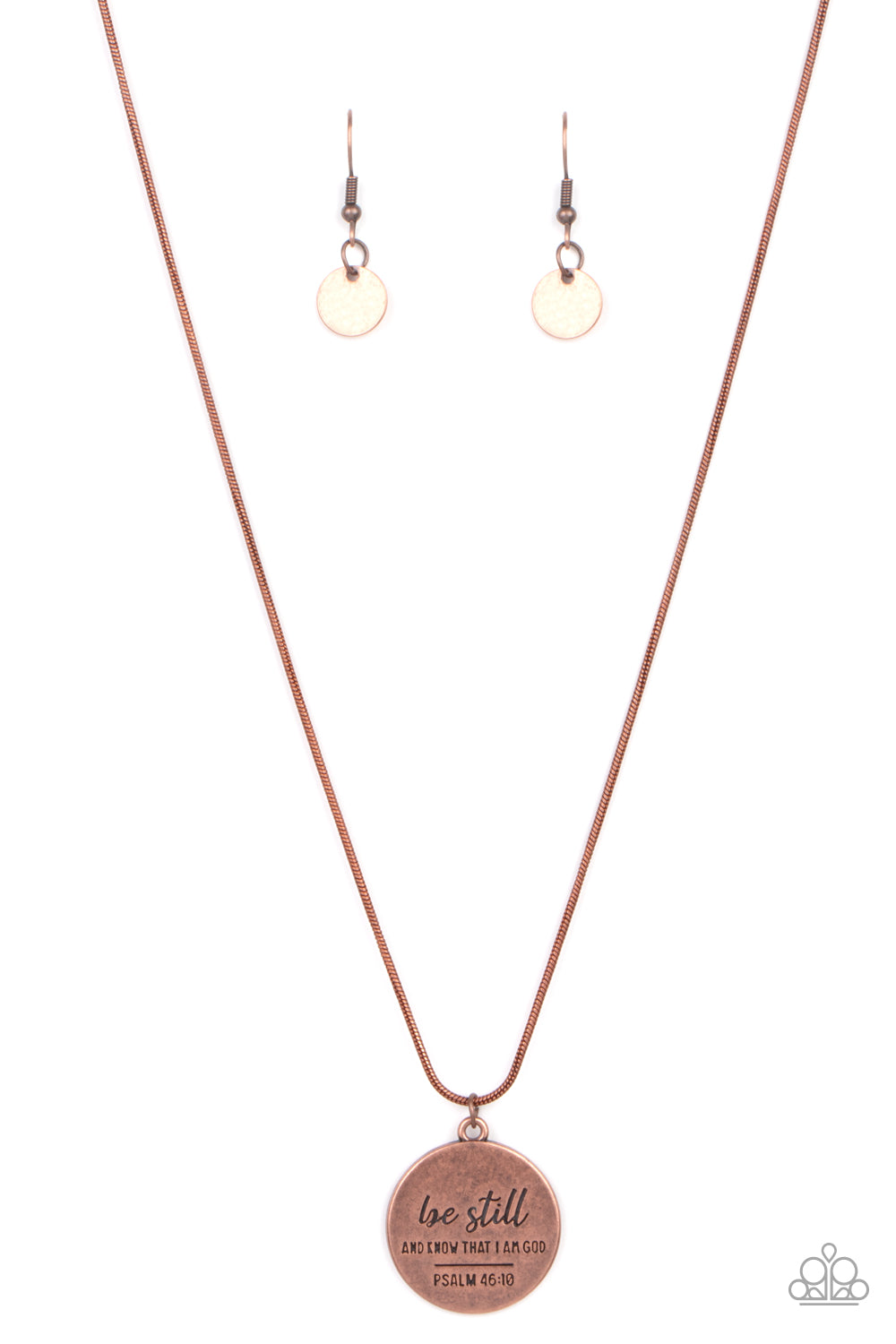 Be Still - Copper - Bling With Crystal