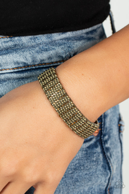 The GRIT Factor - Brass Bracelet ***COMING SOON*** - Bling With Crystal