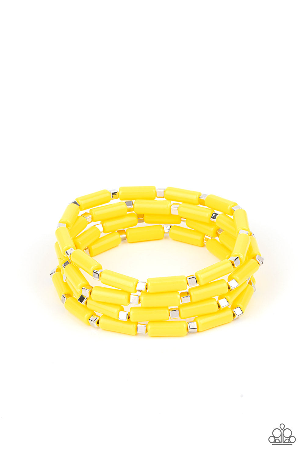 Radiantly Retro - Yellow - Bling With Crystal