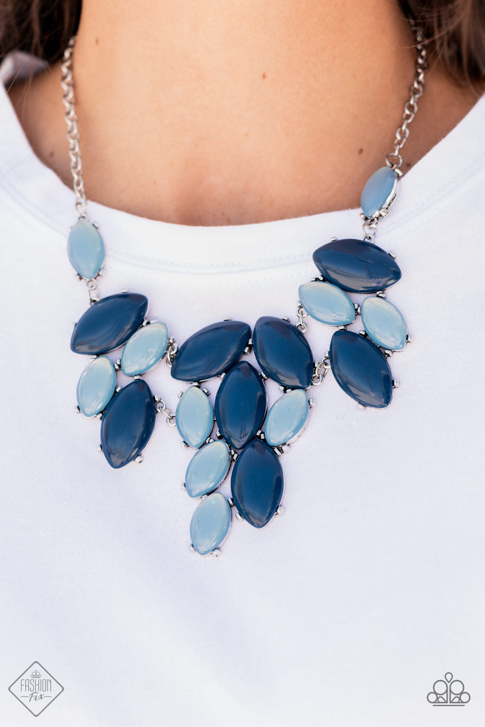 Date Night Nouveau - Blue - Bling With Crystal