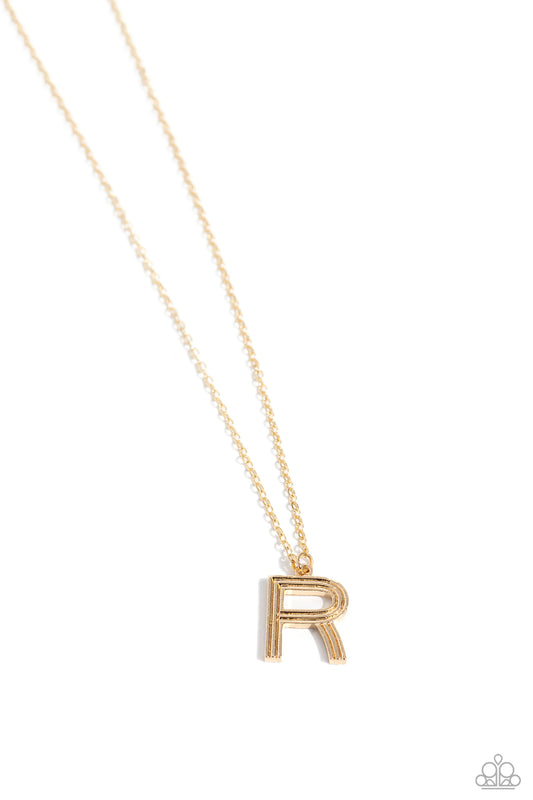 Leave Your Initials - Gold - R ***COMING SOON***