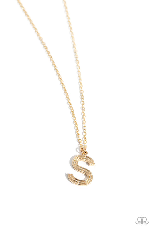 Leave Your Initials - Gold - S ***COMING SOON***