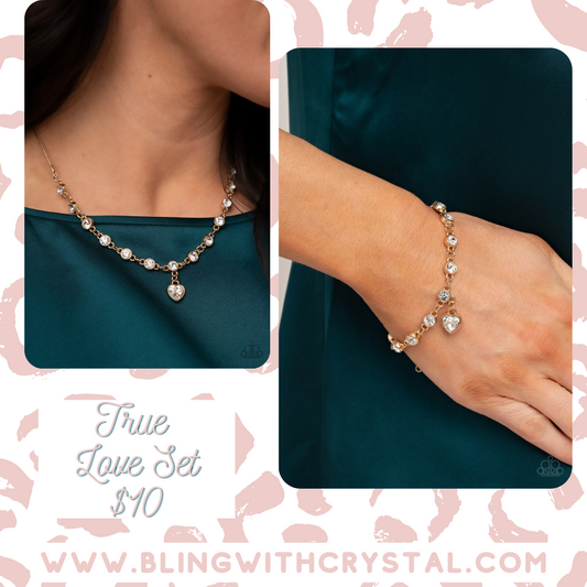 True Love Trinket - Gold Set ***COMING SOON*** - Bling With Crystal
