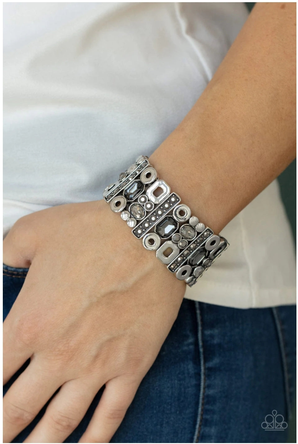 Dynamically Diverse - White - Bling With Crystal